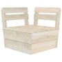 Garden pallet furniture 11 pcs impregnated fir wood by vidaXL, Garden sets - Ref: Foro24-3063733, Price: 490,66 €, Discount: %