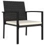 Garden dining set 7 pieces black synthetic rattan by vidaXL, Garden sets - Ref: Foro24-3065709, Price: 403,99 €, Discount: %