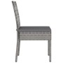 3-piece synthetic rattan gray garden dining set by vidaXL, Garden sets - Ref: Foro24-3065699, Price: 202,15 €, Discount: %