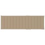 Tumbona con cojín beige madera de pino impregnada de vidaXL, Tumbonas - Ref: Foro24-3065852, Precio: 131,66 €, Descuento: %