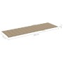 Tumbona con cojín beige madera de pino impregnada de vidaXL, Tumbonas - Ref: Foro24-3065852, Precio: 131,66 €, Descuento: %