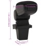 Car armrest ABS black 14x33x(32-48.5) cm by vidaXL, Motor vehicle seats - Ref: Foro24-154651, Price: 32,15 €, Discount: %