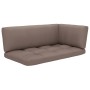 2-seater pallet sofa with brown impregnated pine wood cushions by vidaXL, Garden sets - Ref: Foro24-3066669, Price: 246,25 €,...