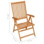 Garden chairs 4 pcs solid teak wood with beige cushions by vidaXL, Garden chairs - Ref: Foro24-3065533, Price: 444,99 €, Disc...