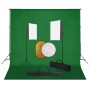 Fotostudio-Set mit Softbox-Lichtern, Hintergrund und Reflektor von vidaXL, Blitze und Studiobeleuchtung - Ref: Foro24-3067051...