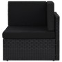 Garden furniture set 5 pieces synthetic rattan and black cushions by vidaXL, Garden sets - Ref: Foro24-3067134, Price: 511,99...