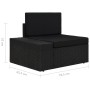 Garden furniture set 5 pieces synthetic rattan and black cushions by vidaXL, Garden sets - Ref: Foro24-3067142, Price: 507,70...