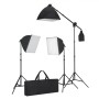 Fotostudio-Set mit Softbox-Lichtern, Hintergrund und Reflektor von vidaXL, Blitze und Studiobeleuchtung - Ref: Foro24-3067065...