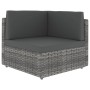 5-piece garden furniture set and gray synthetic rattan cushions by vidaXL, Garden sets - Ref: Foro24-3067172, Price: 494,89 €...