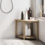 Solid teak wood bathroom side table 45x45x45 cm by vidaXL, Bathroom accessories - Ref: Foro24-340744, Price: 60,44 €, Discoun...