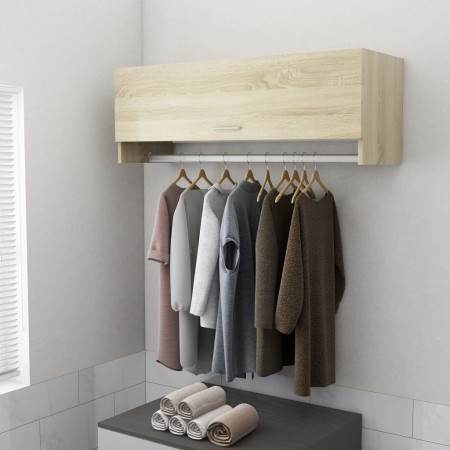 Sonoma oak plywood cabinet 100x32.5x35 cm by vidaXL, Wardrobes - Ref: Foro24-808236, Price: 52,37 €, Discount: %