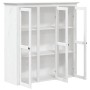 BODO wardrobe with glass doors solid white pine wood by vidaXL, Sideboards - Ref: Foro24-355077, Price: 260,39 €, Discount: %