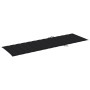 Tumbona doble y cojines negros madera pino impregnada de vidaXL, Tumbonas - Ref: Foro24-3065901, Precio: 224,65 €, Descuento: %