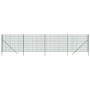 Cerca de alambre de acero galvanizado verde 2,2x10 m de vidaXL, Paneles de vallas - Ref: Foro24-154055, Precio: 128,76 €, Des...