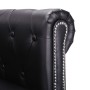 Sofá Chesterfield con forma L cuero sintético negro de vidaXL, Sofás - Ref: Foro24-275224, Precio: 686,51 €, Descuento: %