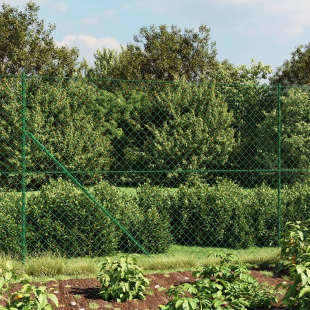 Wire fence with green flange 1.8x25 m by vidaXL, fence panels - Ref: Foro24-153949, Price: 147,99 €, Discount: %