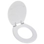 Toilet Seats with Soft Close Lids 2 Pcs White MDF by vidaXL, Toilet and bidet seats - Ref: Foro24-275885, Price: 74,27 €, Dis...