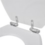 Toilet Seats with Soft Close Lids 2 Pcs White MDF by vidaXL, Toilet and bidet seats - Ref: Foro24-275885, Price: 74,27 €, Dis...