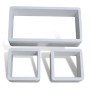 Cube wall shelves 6 units white by vidaXL, Shelves and shelves - Ref: Foro24-275972, Price: 96,40 €, Discount: %