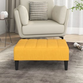 Reposapiés de tela amarillo 78x56x32 cm de vidaXL, Otomanas - Ref: Foro24-337784, Precio: 62,99 €, Descuento: %