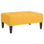 Reposapiés de tela amarillo 78x56x32 cm de vidaXL, Otomanas - Ref: Foro24-337784, Precio: 63,89 €, Descuento: %