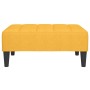 Reposapiés de tela amarillo 78x56x32 cm de vidaXL, Otomanas - Ref: Foro24-337784, Precio: 63,89 €, Descuento: %