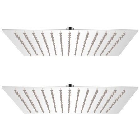 Rain effect shower head 2 pcs stainless steel 25x25 cm by vidaXL, shower heads - Ref: Foro24-275940, Price: 53,51 €, Discount: %