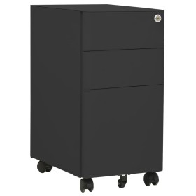 Mobile filing cabinet anthracite steel 30x45x59 cm by vidaXL, Filing cabinets - Ref: Foro24-335985, Price: 125,57 €, Discount: %