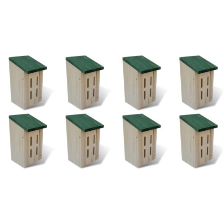 Casas para mariposas 8 unidades madera 14x15x22 cm de vidaXL, Refugios para mariposas - Ref: Foro24-276007, Precio: 50,93 €, ...