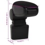 Car armrest ABS black 14.5x31.5x(30-48) cm by vidaXL, Motor vehicle seats - Ref: Foro24-154664, Price: 39,26 €, Discount: %