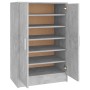 Betongraues Schuhregal aus Holzwerkstoff, 60 x 35 x 92 cm von vidaXL, Schuhregale und Schuhorganisatoren - Ref: Foro24-808931...