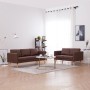 2-piece sofa set brown fabric by vidaXL, Sofas - Ref: Foro24-276852, Price: 611,10 €, Discount: %