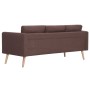 2-piece sofa set brown fabric by vidaXL, Sofas - Ref: Foro24-276852, Price: 611,10 €, Discount: %