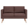 2-piece sofa set brown fabric by vidaXL, Sofas - Ref: Foro24-276852, Price: 611,10 €, Discount: %