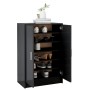 Mueble zapatero madera de ingeniería negro 60x35x92 cm de vidaXL, Zapateros y organizadores de calzado - Ref: Foro24-808928, ...