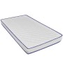 Bed with viscoelastic mattress light gray fabric 90x200 cm by vidaXL, Beds and slatted bases - Ref: Foro24-277045, Price: 343...