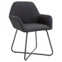 Dining chairs 6 units of black fabric by vidaXL, dining chairs - Ref: Foro24-277107, Price: 587,70 €, Discount: %