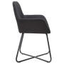 Sillas de comedor 6 unidades de tela negra de vidaXL, Sillas de comedor - Ref: Foro24-277107, Precio: 636,99 €, Descuento: %