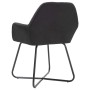 Sillas de comedor 6 unidades de tela negra de vidaXL, Sillas de comedor - Ref: Foro24-277107, Precio: 636,99 €, Descuento: %