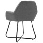 Dining chairs 6 units of dark gray fabric by vidaXL, dining chairs - Ref: Foro24-277097, Price: 627,99 €, Discount: %