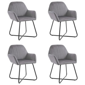 Dining chairs 4 units of gray velvet by vidaXL, dining chairs - Ref: Foro24-277009, Price: 378,99 €, Discount: %