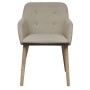 Dining chairs, 4 units, beige fabric and solid oak wood. by vidaXL, dining chairs - Ref: Foro24-270570, Price: 443,11 €, Disc...