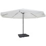 Aluminum umbrella with portable white base by vidaXL, Umbrellas - Ref: Foro24-271716, Price: 370,03 €, Discount: %