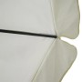 Sombrilla de aluminio con base portátil blanco de vidaXL, Sombrillas - Ref: Foro24-271716, Precio: 370,03 €, Descuento: %