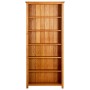 vidaX Estantería de 6 niveles de madera maciza de roble 80x22,5x180 cm de vidaXL, Librerías y estanterías - Ref: Foro24-24447...