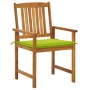 Garden chairs with cushions 8 pcs solid acacia wood by vidaXL, Garden chairs - Ref: Foro24-3078177, Price: 534,65 €, Discount: %