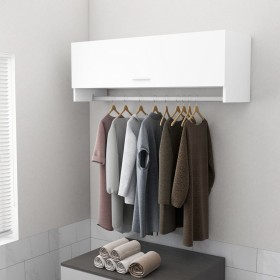 White plywood cabinet 100x32.5x35 cm by vidaXL, Wardrobes - Ref: Foro24-808233, Price: 57,99 €, Discount: %