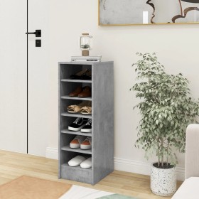 Concrete gray plywood shoe rack furniture 31.5x35x90cm by vidaXL, Shoe racks and shoe organizers - Ref: Foro24-809003, Price:...