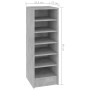 Mueble zapatero madera contrachapada gris hormigón 31,5x35x90cm de vidaXL, Zapateros y organizadores de calzado - Ref: Foro24...