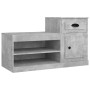 Mueble zapatero madera contrachapada gris hormigón 100x42x60 cm de vidaXL, Zapateros y organizadores de calzado - Ref: Foro24...